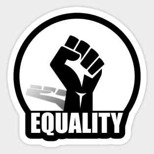 Equality Unity Equal Rights Womens Gay Racial Equality Sticker